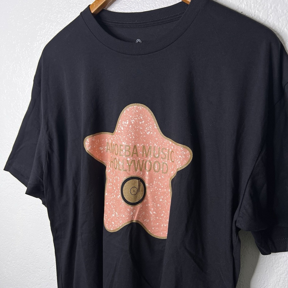 Amoeba Music Hollywood Black Graphic T-Shirt Adult Size XL - Picture 3 of 6